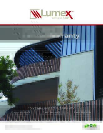 CW00104 Lumex Warranty Document