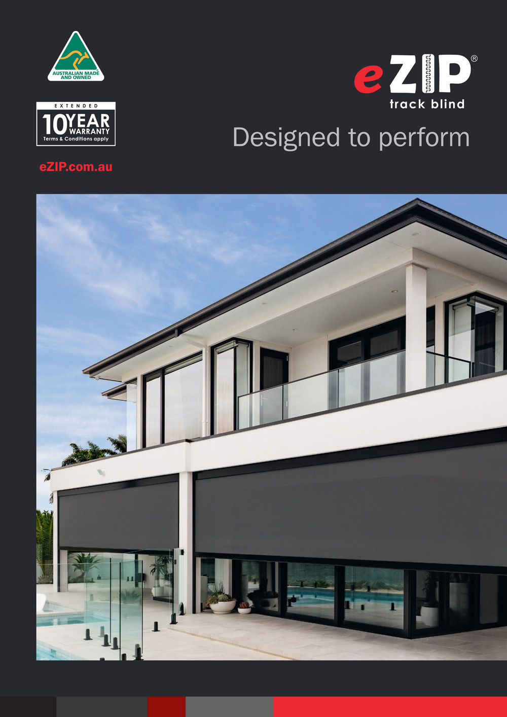 eZIP Tracked Blinds Product Brochure
