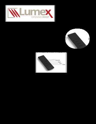 Lumex Opening Roof - Care Instructions