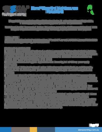 Siena® Care and Maintenance