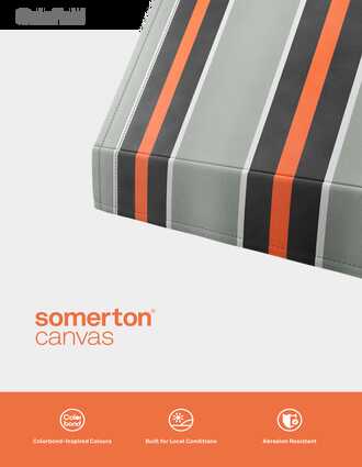 Somertoncanvas Awning Brochure