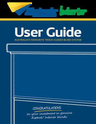Ziptrak® Interior User Guide