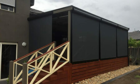 crank and Ziptrak Hillside Roller Crank Blinds