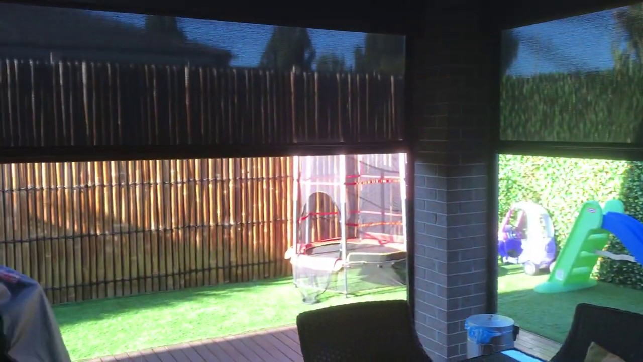 Electric Patio Ziptrak Blinds