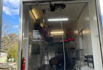 clear pvc ezip installation in racing truck 1