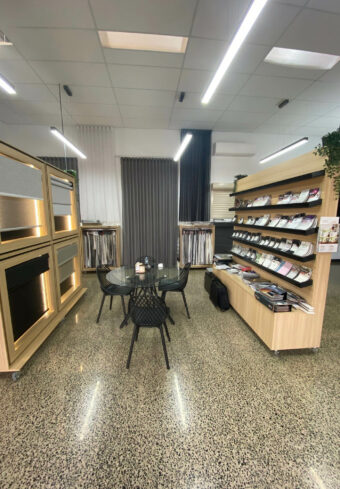 melbourne showroom roller blinds and sheer curtains