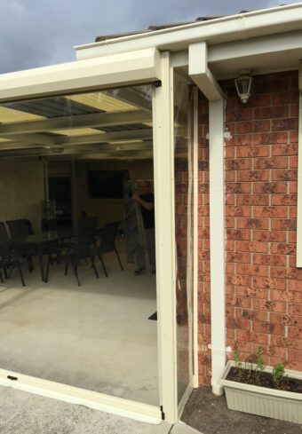 post with return pvc infil