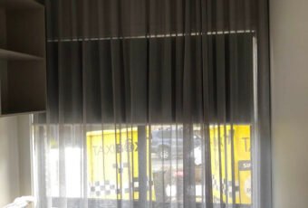 sheer curtains with blockout blind