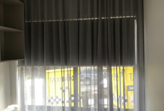 sheer curtains with blockout blind