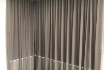 wave fold display sheer curtain