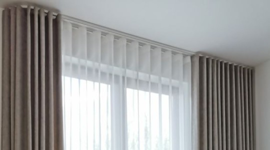 drapes and sheer curtains