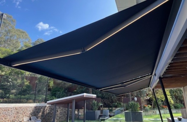 led siena awning in lower plenty