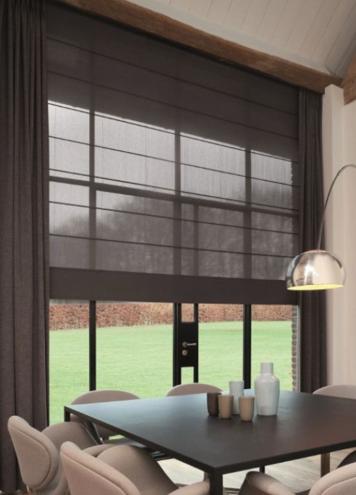 roman blinds in light filtering material (1)