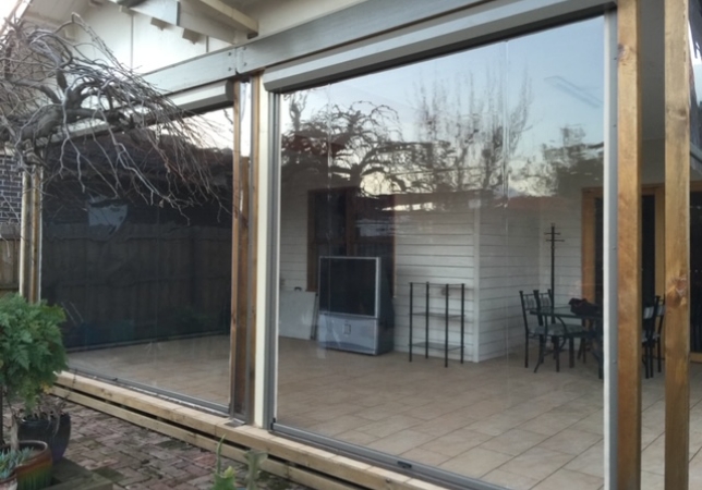 PVC CLEAR BLINDS ESSENDON