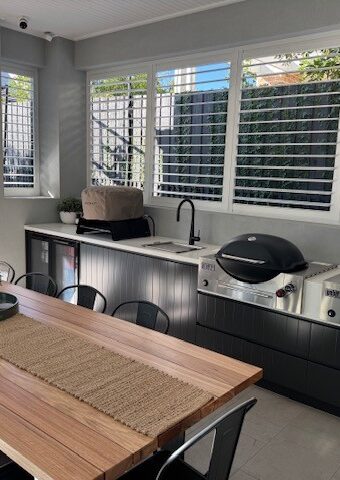 aluminium plantation shutters in murumbeena 2