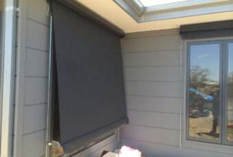 automatic awnings mesh