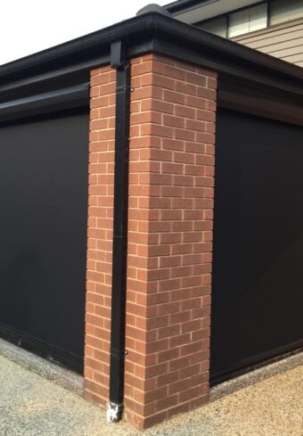 black ziptrak blinds ZIPPER in mill park - Copy