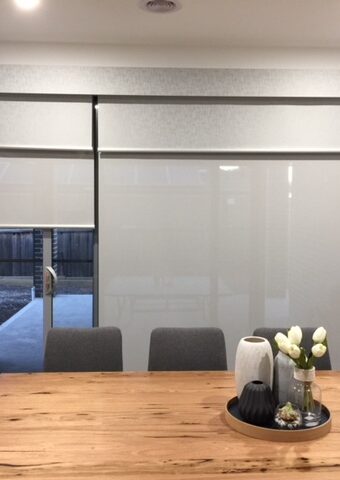 double blinds sliding door