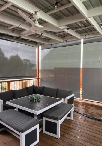 eshade awnings straight drop crank op in patio