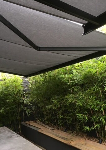 2 cassette awnings side by side a