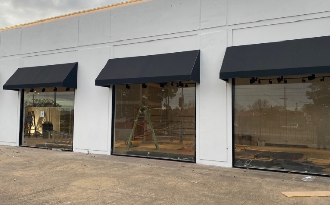 INDUSTRIE CLOTHING BLACK FRENCH HOOD CANOPY 2