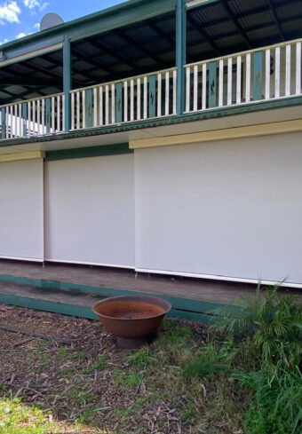 MOTORISED STRAIGHT DROP ESHADE AWNINGS 1