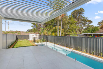 lumex louvre roof system - retractable motorised pergola