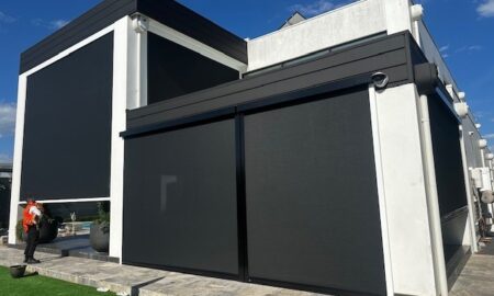 ipscreen outdoor blinds provide weather protection and privacy for alfresco areas