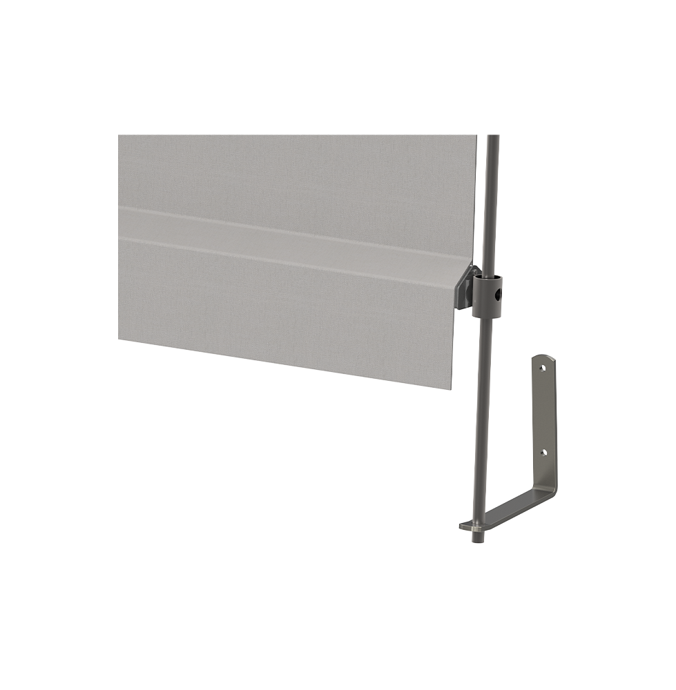 Fixed guide awning sliding mechanism