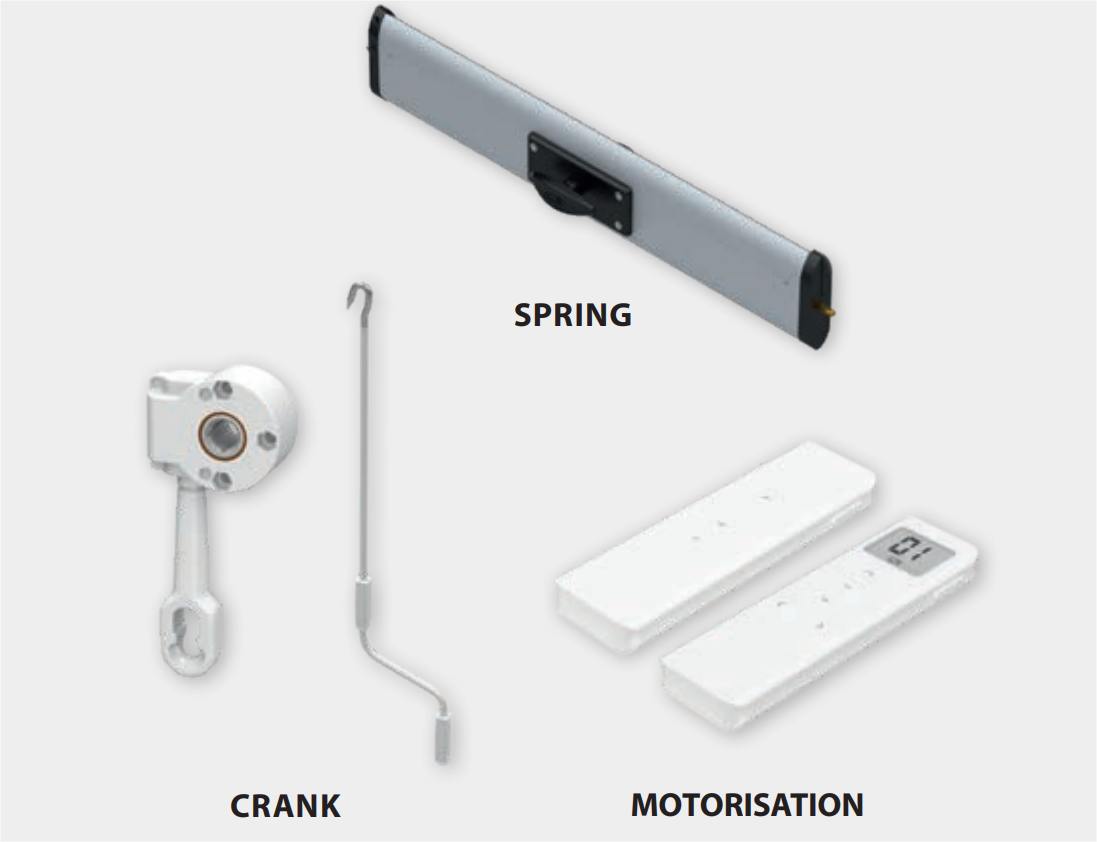 sPRING-crank-motorization